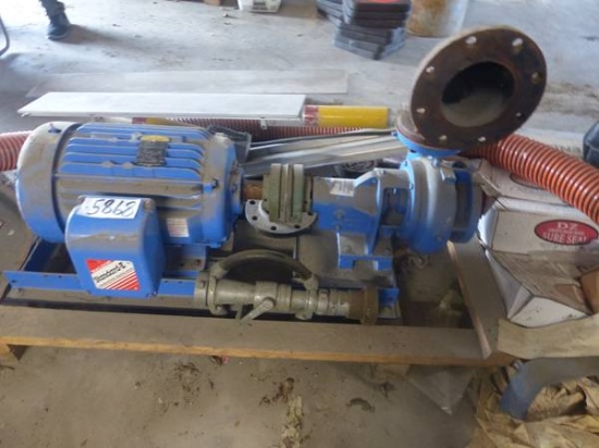 BALDOR 30 HP ELECTRIC MOTOR W/WATER PUMP
