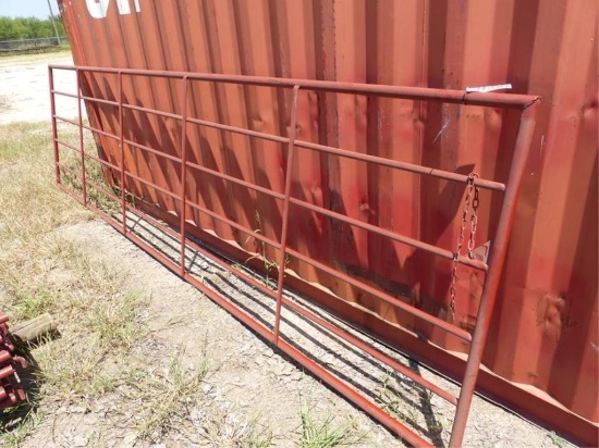 16' 6 RAIL RED GATE