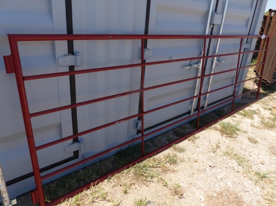 14' 6 RAIL RED GATE