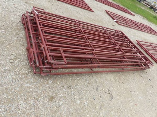11 5'x10' 6 RAIL CATTLE PANELS