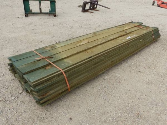 BUNDLE OF 1X6X12 TREATED LUMBER -72 PIECES
