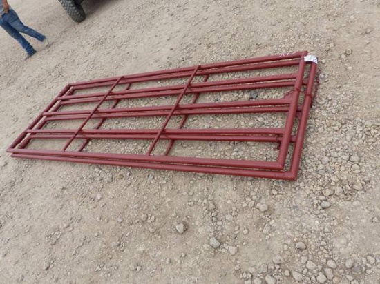 2-10' 5 RAIL RED WELDABLE GATES
