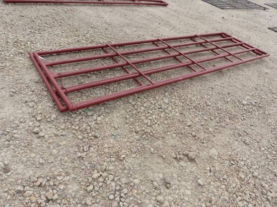 2-14' 5 RAIL RED WELDABLE GATES
