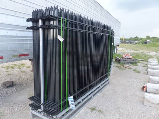 200' X 7' TALL GALVANIZED STEEL FENCE