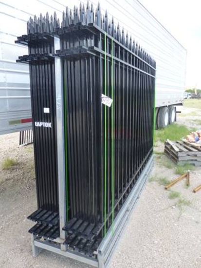 200' X 7' TALL GALVANIZED STEEL FENCE