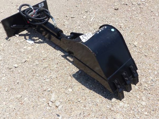 MINI QUICK ATTACH SKID STEER HYD BACKHOE BUCKET