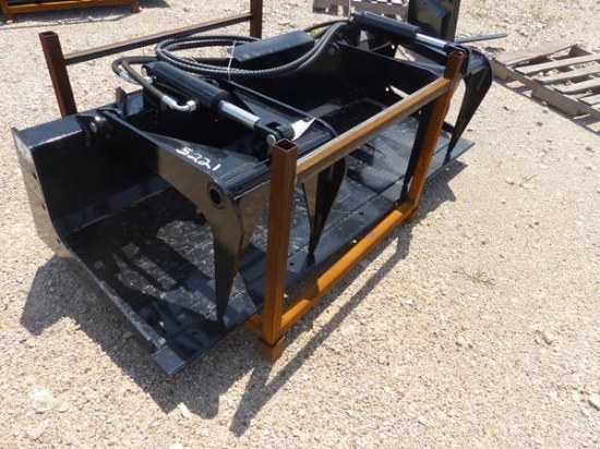 QUICK ATTACH SKID STEER 72" PLATE GRAPPLE
