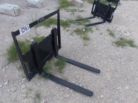 MINI QUICK ATTACH SKID STEER FORK ATTACHMENT