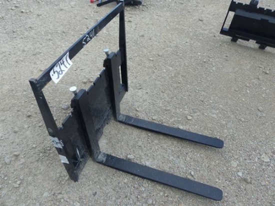 MINI QUICK ATTACH SKID STEER FORK ATTACHMEN