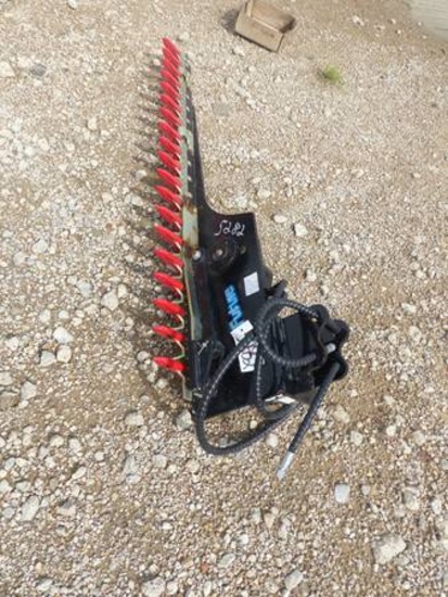 MINI EXCAVATOR HEDGE TRIMMER