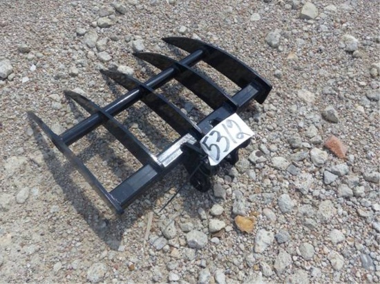 MINI EXCAVATOR RAKE