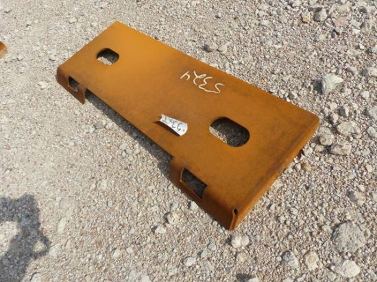 QUICK ATTACH SKID STEER WELDABLE PLATE