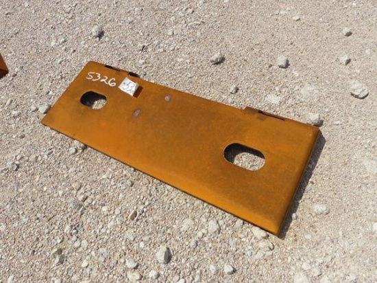 QUICK ATTACH SKID STEER WELDABLE PLATE