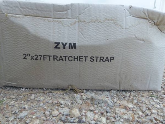 10- 2" X 27' RATCHET STRAPS