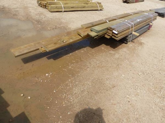 60 PIECES ASSORTED SIZES TREATED/UNTREATED LUMBER