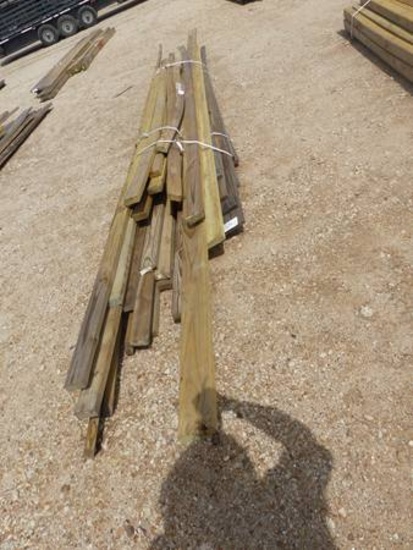 72 PIECES ASSORTED SIZES TREATED/UNTREATED LUMBER