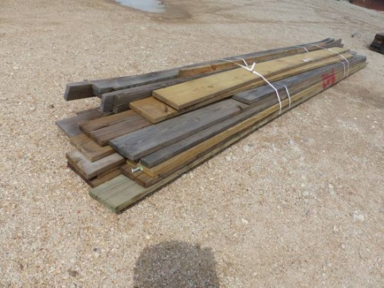28 PIECES ASSORTED SIZES TREATED/UNTREATED LUMBER