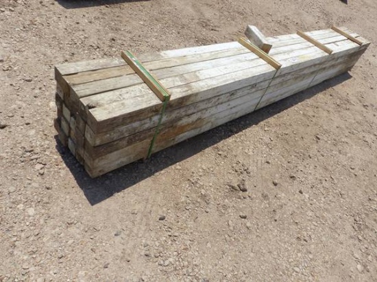 25 PIECES 4 X 4 X 14' TREATED LUMBER