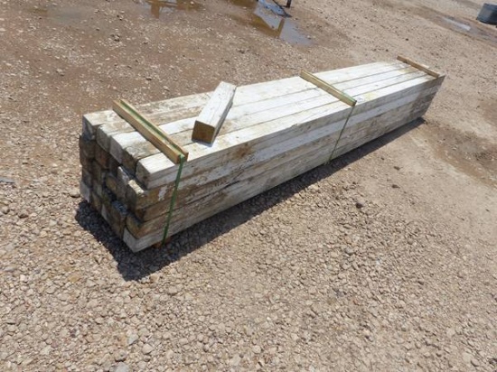 25 PIECES 4 X 4 X 12' TREATED LUMBER