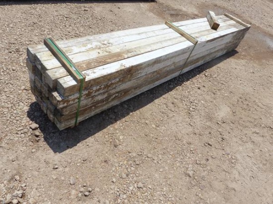 25 PIECES 4 X 4 X 12' TREATED LUMBER