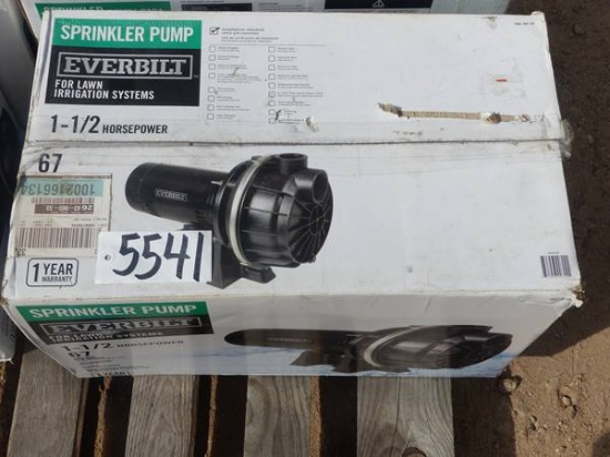 SPRINKLER PUMP FOR IRRIGATION SYSTEM