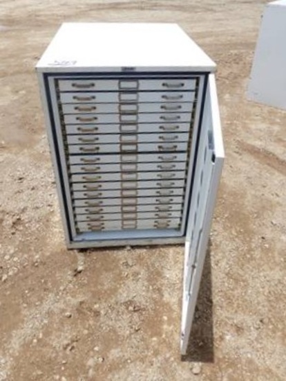 11 DRAWER STORAGE WHITE LOCKER