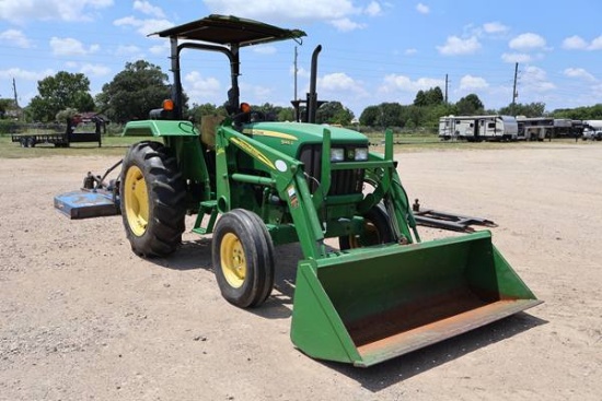 JOHN DEERE 5045D TRACTOR W/512 FRONT END LOADER | Farm Equipment ...
