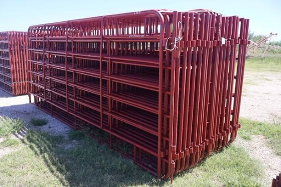 20-12' PORTABLE 7 RAIL CATTLE PANELS
