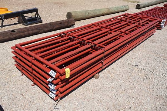 2-12' 6 RAIL RED GATES