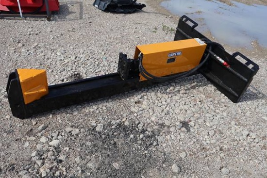 QUICK ATTACH SKID STEER HORIZONTAL LOG SPLITTER