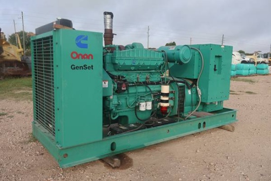 ONAN GENSTET GENERATOR POWERED BY CUMMINS DIESEL