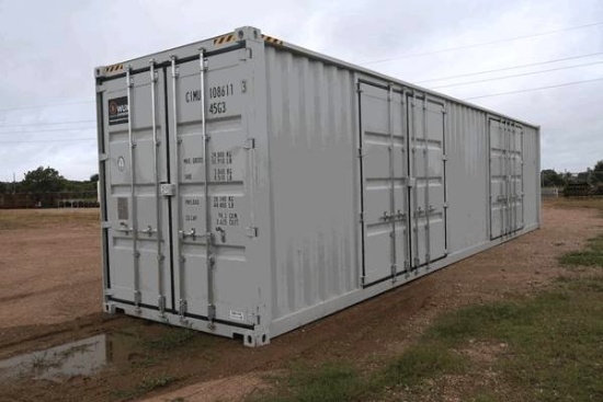 40' HIGH CUBE MULTI DOOR ONE TRIP CONTAINER
