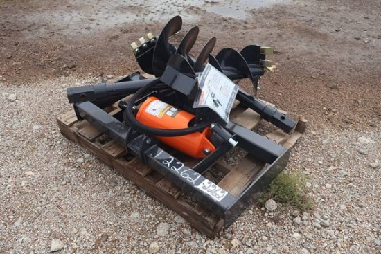 Quick Attach Skid Steer Auger Bit And Drive