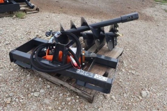 Quick Attach Skid Steer Auger Bit And Drive