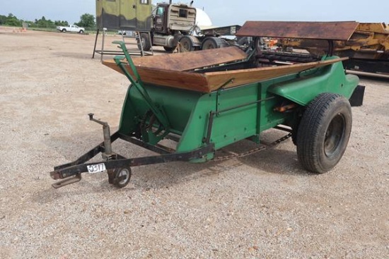 3' X 8' PULL BEHIND MANURE SPREADER