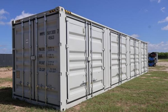 40' MULTIDOOR HIGH CUBE ONE TRIP SHIPPING CONTAINER