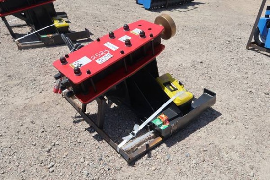 SKID STEER POST DRIVER W/8" CAP