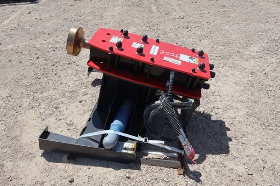 SKID STEER POST DRIVER W/8" CAP