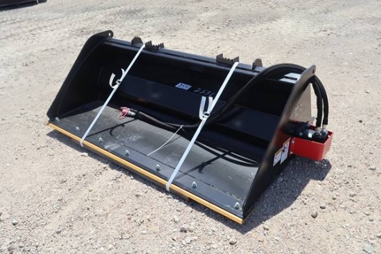 QT SKID STEER 72" POWER RAKE BUCKET