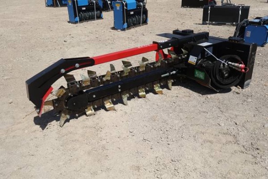 QT SKID STEER 72" TRENCHER MODEL RMT48