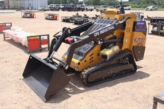 PERKINS CFG INDUSTRIAL RIDEON MINI SKID LOADER
