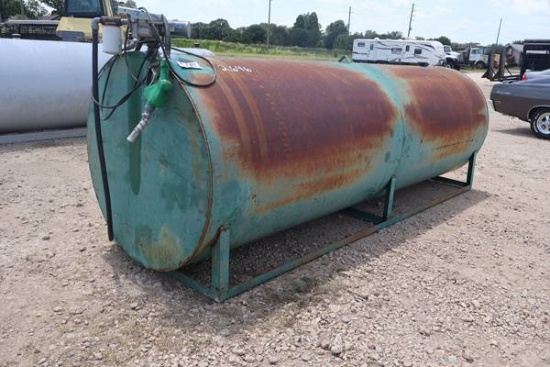 1000 GALLON DIESEL TANK W/12 V PUMP