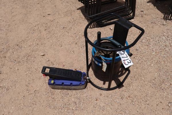 HYDRAULIC HOSE CRIMPER W/FOOT PRESS
