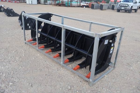 QUICK ATTACH SKID STEER 78" FORK GRAPPLE