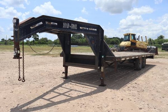 2003 LOAD TRAIL 24' GN FLATBED TRAILER