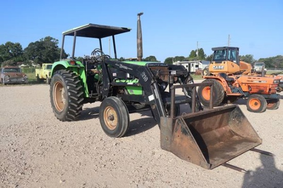 DEUTZ-ALLIS 6240 TRACTOR W/KOYKER 210 LOADER
