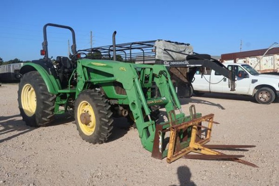 JOHN DEERE 5325 4X4 TRACTOR W/JD 563 LOADER