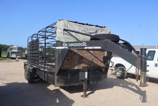 GOOSENECK 16' G N STOCK TRAILER