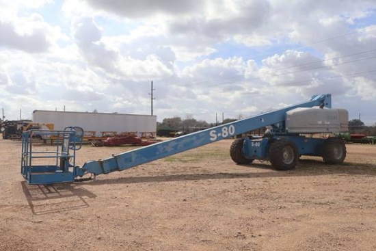 2008 GENIE S-80 BOOM LIFT