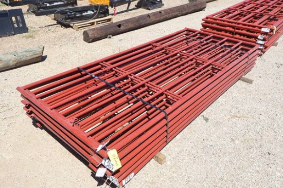 2-10' RED 6 RAIL GATE